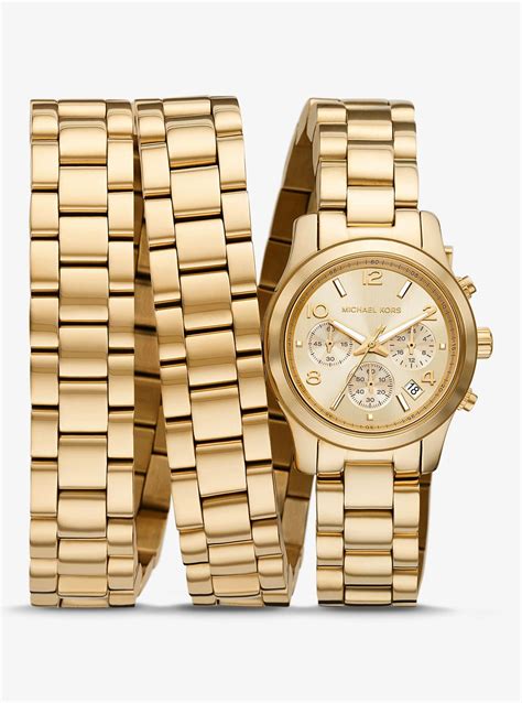 michael kors runway watch|michael kors stainless steel watch.